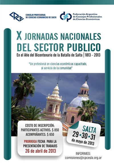 X jornadas nacionales del sector público